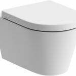 cliff rimless wall hung wc soft close seat