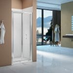 merlyn vivid boost 1000mm bi fold shower door