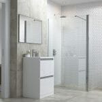 Reflection Felix Wetroom Panel Support Bar & 300mm Rotatable Panel - 1000mm