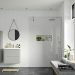 reflection icon wetroom panel support bar 1000mm