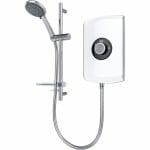 triton amore electric shower 95kw white gloss