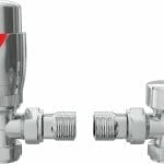 angled thermostatic radiator valve pack pairs chrome