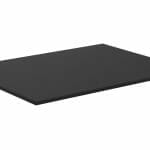 stour 610mm high pressure laminate worktop urban black