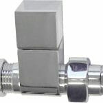 straight radiator valve pack pairs chrome