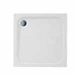 reflection 45mm deluxe 900x900mm square shower tray waste