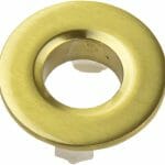 basin overflow ring brushed brass