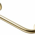 straight 35cm grab rail brushed brass