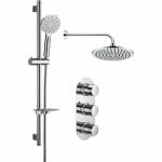 ashley shower pack four triple two outlet w riser overhead kit