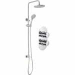 ashley shower pack two twin two outlet w riser overhead kit
