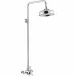 berrys berrys shower pack 2 concentric single outlet overhead shower kit