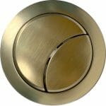 dual push button cover rod brushed brass