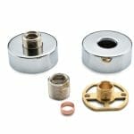 exposed shower valve fast fitting kit round pair