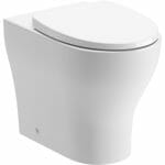 liver rimless back to wall wc soft close seat