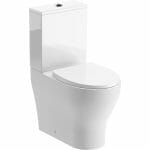 Liver Rimless Close Coupled Fully Shrouded WC & Soft Close Seat