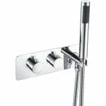lune thermostatic shower valve with handset two outlet