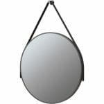 malad 600mm round mirror matt black