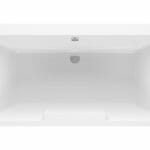 molalla deluxe square 1700x750 double ended bath legs