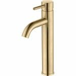 pease mono tall basin tap brushed brass