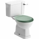 Sherford Close Coupled WC & Sage Green Soft Close Seat