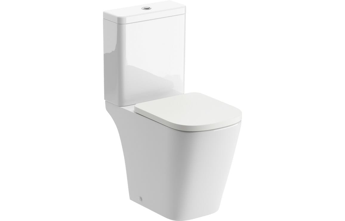 Till Rimless Close Coupled Part Shrouded Comfort Height WC & S/C Seat