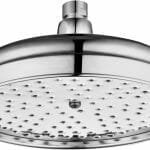 traditional 200mm round shower head chrome