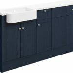 Beam 1542mm Basin, WC & 1 Drawer, 1 Door Unit Pack (LH) - Indigo Ash