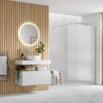 Refx Icon Fluted Chr Wetroom Support Rm