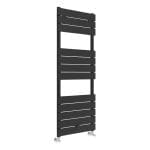 flatte square ladder radiator 500x1200mm black