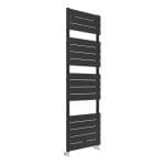 flatte square ladder radiator 500x1500mm black