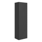 larna 350mm wall hung 1 door tall unit matt graphite grey