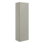 larna 350mm wall hung 1 door tall unit matt oat