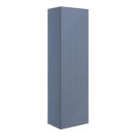 larna 350mm wall hung 1 door tall unit matt smoke blue