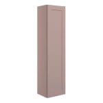 maynard 350mm wall hung 1 door tall unit matt peony