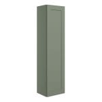 maynard 350mm wall hung 1 door tall unit matt reed green