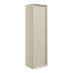 press 345mm wall hung 1 door tall unit matt cotton