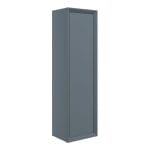 press 345mm wall hung 1 door tall unit matt storm blue